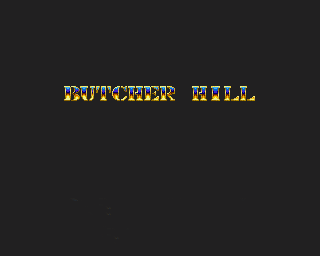 Butcher Hill (Amiga) screenshot: Startup