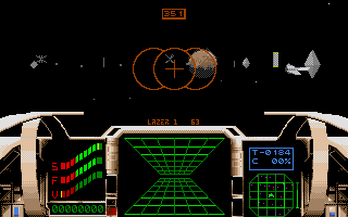 Epic (Atari ST) screenshot: Flying in space