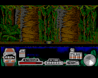 Butcher Hill (Amiga) screenshot: Mine at 12 o'clock