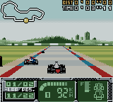 F1 World Grand Prix II for Game Boy Color (Game Boy Color) screenshot: Passing cars.