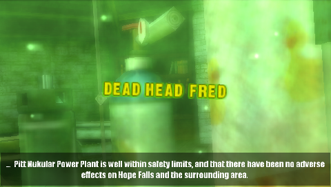 Dead Head Fred (PSP) screenshot: Intro movie shot