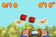 Postman Pat and the Greendale Rocket (Game Boy Advance) screenshot: Making the kite fly and collect the letters...