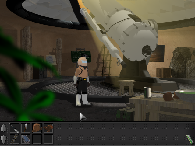 Captain Delta und die Quelle von Argos (Windows) screenshot: Inside the observatory