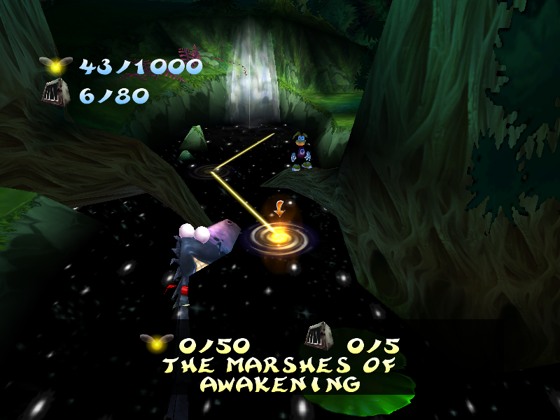 Rayman 2: The Great Escape (Windows) screenshot: Level select