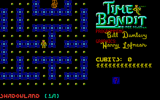 Time Bandit (Atari ST) screenshot: Shadowland
