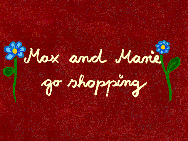 Max and Marie Go Shopping (Windows 3.x) screenshot: Title in English