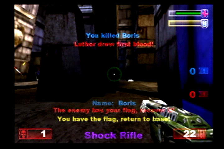 Unreal Tournament (PlayStation 2) screenshot: Anything else I need to read?