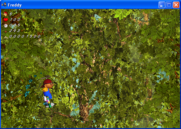 Freddy (Windows) screenshot: Flying