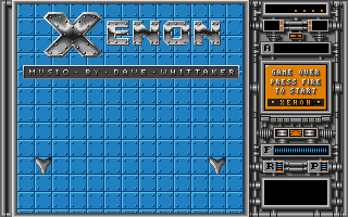 Xenon (Atari ST) screenshot: Title page