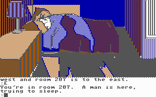 Mindshadow (Commodore 64) screenshot: It's pay back time...
