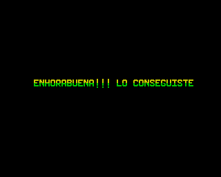 Rocco (ZX Spectrum) screenshot: Spanish original release (Dinamic version):<br> Next opponent screen.