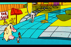 Cartoon Network Block Party (Game Boy Advance) screenshot: If played in Tournament mode the boards will be introduced via simple cut-scenes.