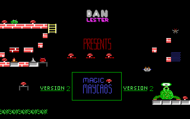 Magic Maycabs (DOS) screenshot: Title screen