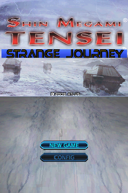 Shin Megami Tensei: Strange Journey (Nintendo DS) screenshot: Such a plain menu is strange already.