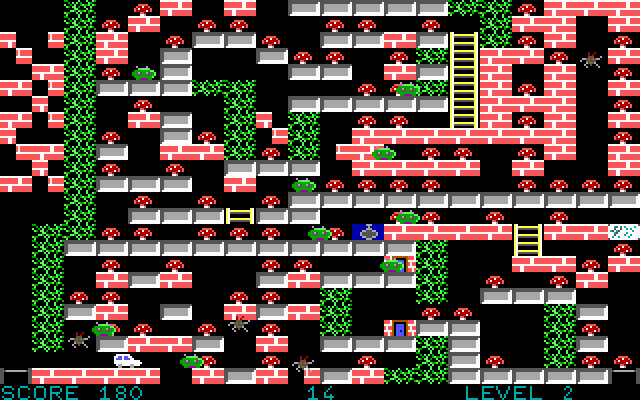 Magic Maycabs (DOS) screenshot: Level 1