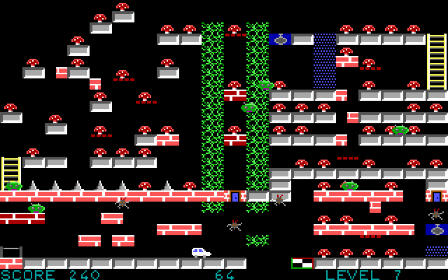 Magic Maycabs (DOS) screenshot: Level 2