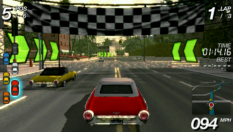 Screenshot of Ford Bold Moves Street Racing (PSP, 2006) - MobyGames