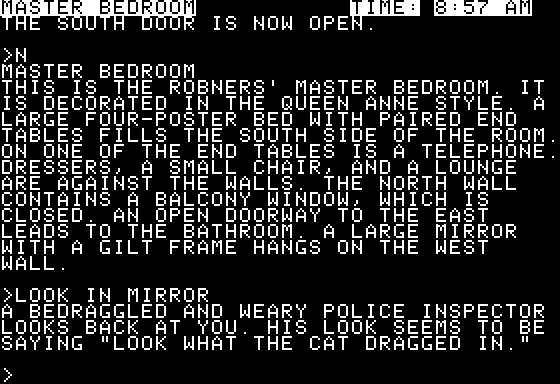 Deadline (Apple II) screenshot: You assume so much, Infocom!