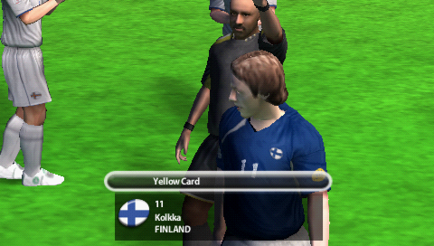 Screenshot of UEFA Euro 2008 (PSP, 2008) - MobyGames