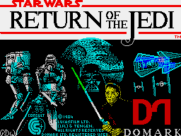 Star Wars: Return of the Jedi (ZX Spectrum) screenshot: Title screen