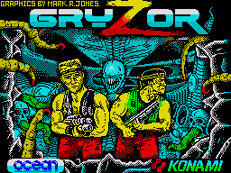 Contra (ZX Spectrum) screenshot: Loading screen
