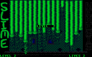 Slime Nemesis (Atari ST) screenshot: Time for level 2