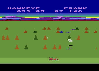 M*A*S*H (Atari 8-bit) screenshot: Out on a rescue mission