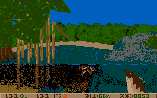 The Spitting Fish (Atari ST) screenshot: My kids are eating