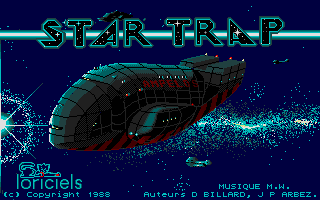 Star Trap (Atari ST) screenshot: Title Screen
