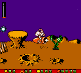 Screenshot of Earthworm Jim: Menace 2 the Galaxy (Game Boy Color, 1999 ...