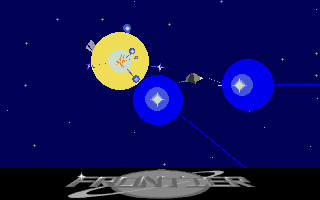 Frontier: Elite II (Amiga) screenshot: Enemy destroyed