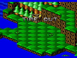 Snake Rattle N Roll (Genesis) screenshot: I ran out of time.