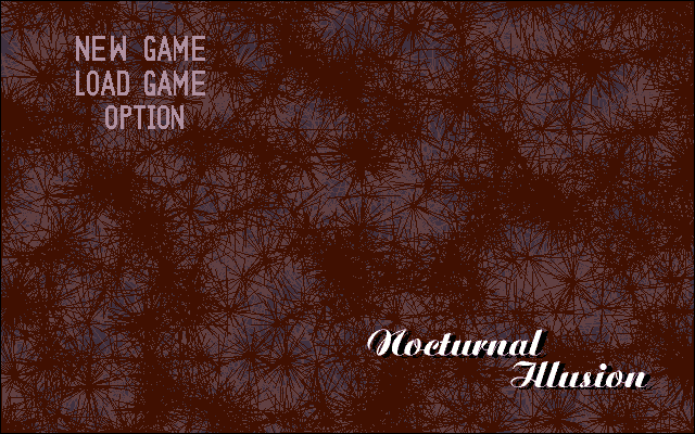 Nocturnal Illusion (Windows) screenshot: Main menu