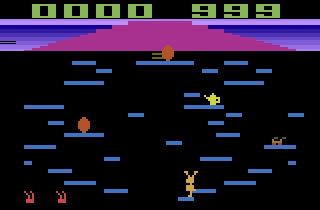 Springer (Atari 2600) screenshot: The second screen (from the demo)