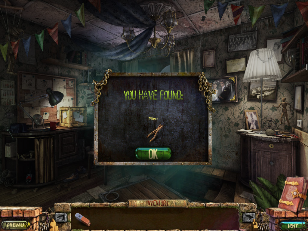 Stray Souls: Dollhouse Story (Collectors Edition) (iPad) screenshot: I found pliers