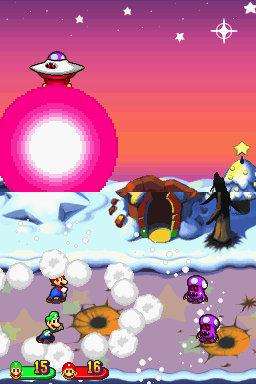 Mario & Luigi: Partners in Time (Nintendo DS) screenshot: The end?