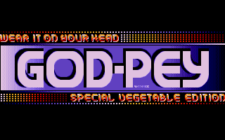 GodPey (Atari ST) screenshot: Title screen