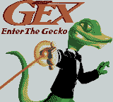 Gex: Enter the Gecko (Game Boy Color) screenshot: Title screen