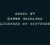 Bubsy II (Game Boy) screenshot: Opening Credits