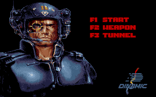 Narco Police (Atari ST) screenshot: Main menu