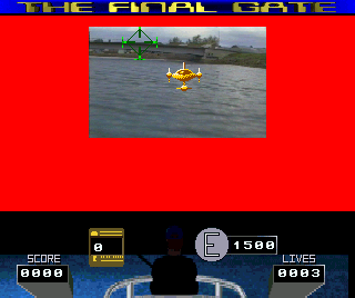 The Final Gate (Amiga CD32) screenshot: Taking damage