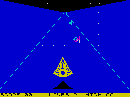 Death Star (ZX Spectrum) screenshot: Game start up