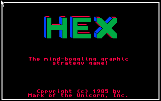 Hex (Amiga) screenshot: Loading screen