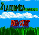 Antz Racing (Game Boy Color) screenshot: Title screen (in Italian)