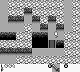 Rolan's Curse (Game Boy) screenshot: When you die your soul flies away.
