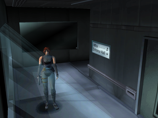 Dino Crisis (PlayStation) screenshot: Hallway