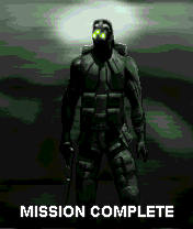 Tom Clancy's Splinter Cell: Extended Ops (J2ME) screenshot: Level completed