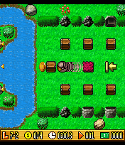 Screenshot of Armadillo Gold Rush (BREW, 2007) - MobyGames