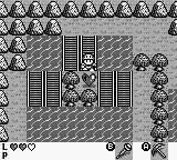 Rolan's Curse (Game Boy) screenshot: You found health.