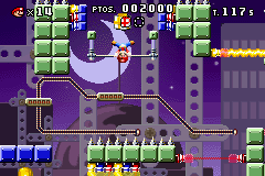 Mario vs. Donkey Kong (Game Boy Advance) screenshot: Pole Jump
